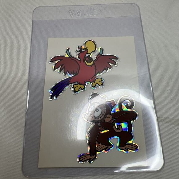 Disney Aladdin Jasmine Vending Machine Sticker Prism 1990's Vintage - Picture 3 of 3